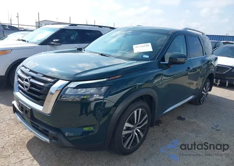 2025 Nissan Pathfinder Platinum Fwd from USA, damaged, VIN 5N1DR3DH1SC243158